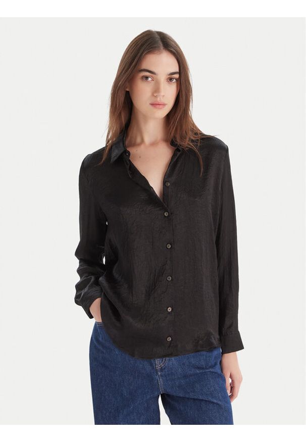 Marella Koszula Matita 2525116091 Czarny Regular Fit. Kolor: czarny. Materiał: syntetyk