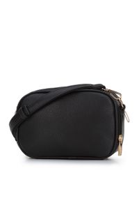 Wittchen - Damska torebka z ekoskóry dwukomorowa. Kolor: czarny. Wzór: haft. Dodatki: z haftem. Materiał: skórzane. Styl: elegancki #3