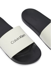 Calvin Klein Klapki Ess Slide Monobrand Cv HM0HM02107 Biały. Kolor: biały. Materiał: syntetyk #5