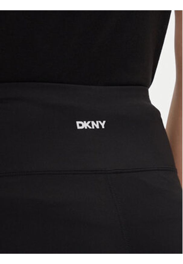 DKNY Sport Legginsy DP3P1883 Czarny Slim Fit. Kolor: czarny. Materiał: syntetyk. Styl: sportowy