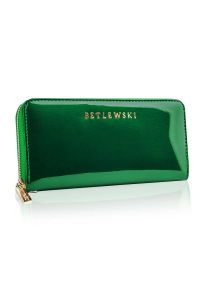 Betlewski - Portfel damski BETLEWSKI zielony ZBPD-BS-5201. Kolor: zielony. Materiał: skóra #1