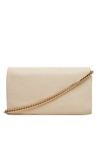 TOMMY HILFIGER - Tommy Hilfiger Torebka Th Her Flap W/Chain AW0AW17403 Beżowy. Kolor: beżowy. Materiał: skórzane #3