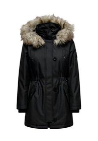 only - ONLY Parka Iris 15304625 Czarny Regular Fit. Kolor: czarny. Materiał: syntetyk #6