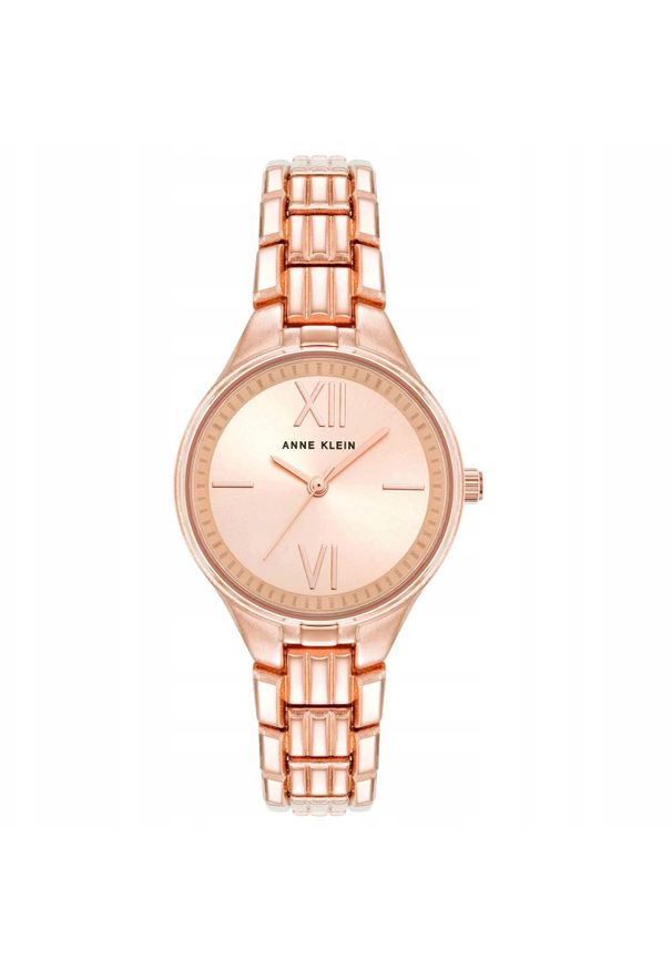 Zegarek damski Anne Klein AK-4060RGRG różowe złoto. Kolor: różowy, złoty, wielokolorowy