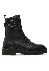 MEXX Botki MI001713543W Czarny. Kolor: czarny. Materiał: skóra