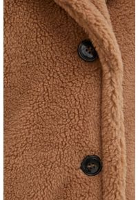 Marella płaszcz z domieszką wełny kolor brązowy przejściowy oversize. Kolor: brązowy. Materiał: wełna. Styl: klasyczny #3