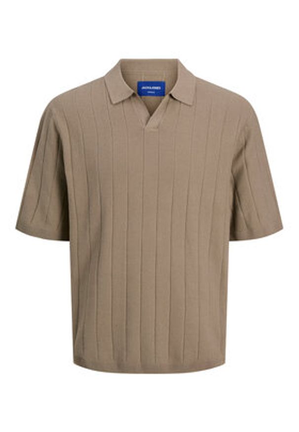 Jack & Jones Sweter Varenna 12272578 Beżowy Relaxed Fit. Kolor: beżowy. Materiał: bawełna