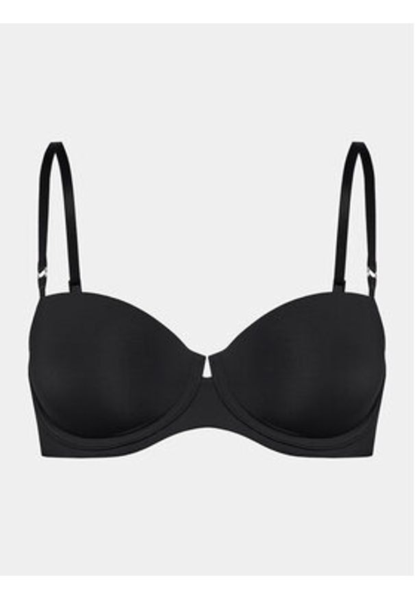 Calvin Klein Underwear Biustonosz balkonetka 000QF7292E Czarny. Kolor: czarny. Materiał: syntetyk