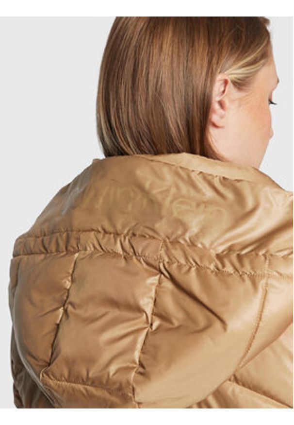 Calvin Klein Kurtka puchowa Essentail K20K204952 Beżowy Regular Fit. Kolor: beżowy. Materiał: syntetyk, puch