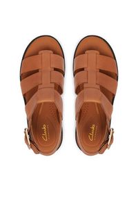 Clarks Sandały Orinoco3 Strap 26186587 Brązowy. Kolor: brązowy. Materiał: skóra #6