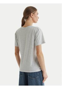 Polo Ralph Lauren T-Shirt 211A96261001 Szary Slim Fit. Typ kołnierza: polo. Kolor: szary. Materiał: bawełna #3