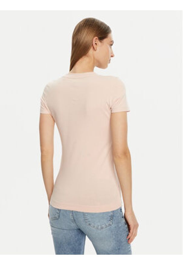 Guess T-Shirt W5RI11 J1314 Różowy Regular Fit. Kolor: różowy. Materiał: bawełna