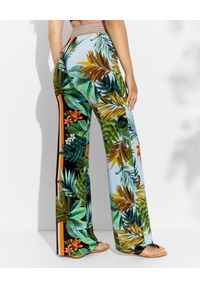 CRISTINAEFFE MILANO - Szerokie spodnie z kwiatowym printem. Kolor: zielony. Długość: długie. Wzór: kwiaty, nadruk. Sezon: lato #3