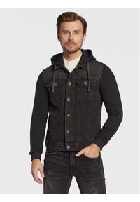 Redefined Rebel Kurtka jeansowa Funda 185026 Czarny Regular Fit. Kolor: czarny. Materiał: bawełna, jeans #1