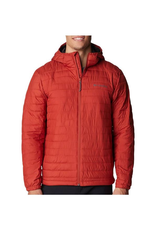 columbia - Kurtka Columbia Silver Falls Hooded Insulated 2034506849 - czerwona. Kolor: czerwony. Materiał: poliester, puch. Wzór: aplikacja