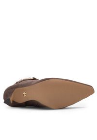 Nine West Botki LUBENA ZL23003CC Brązowy. Kolor: brązowy. Materiał: materiał #3