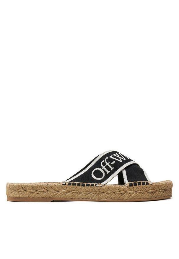 OFF-WHITE - Espadryle Off-White. Kolor: czarny