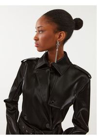 Patrizia Pepe Płaszcz przejściowy 8O0078/E030-K103 Czarny Regular Fit. Kolor: czarny. Materiał: syntetyk #7