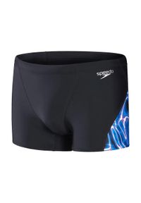 Bokserki kąpielowe męskie Speedo Allover Digi V-Cut. Kolor: czarny