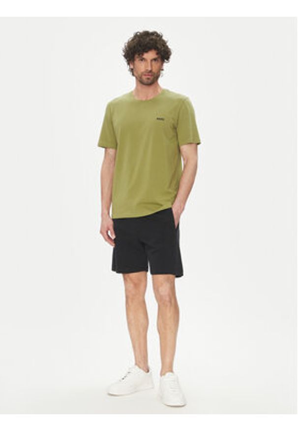 BOSS T-Shirt Mix&Match 50515312 Zielony Regular Fit. Kolor: zielony. Materiał: bawełna