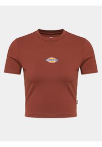 Dickies T-Shirt Maple Valley DK0A4XPOG04 Bordowy Regular Fit. Kolor: czerwony. Materiał: bawełna