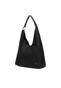 Calvin Klein Torebka Slouchy Leather Md Shoulder Bag LV04F3543G Czarny. Kolor: czarny. Materiał: skórzane #3