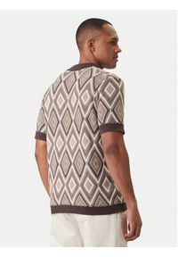 JOOP! Jeans Koszula Diamor 30101667 Brązowy Regular Fit. Kolor: brązowy. Materiał: bawełna #3