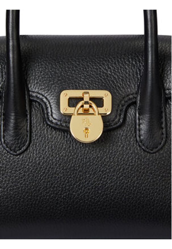 Lauren Ralph Lauren - LAUREN RALPH LAUREN Torebka 431969349002 Czarny. Kolor: czarny. Materiał: skórzane