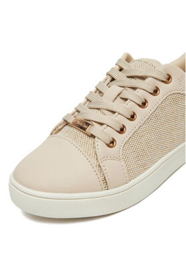 DeeZee Sneakersy AM25242 Beżowy. Kolor: beżowy. Materiał: materiał