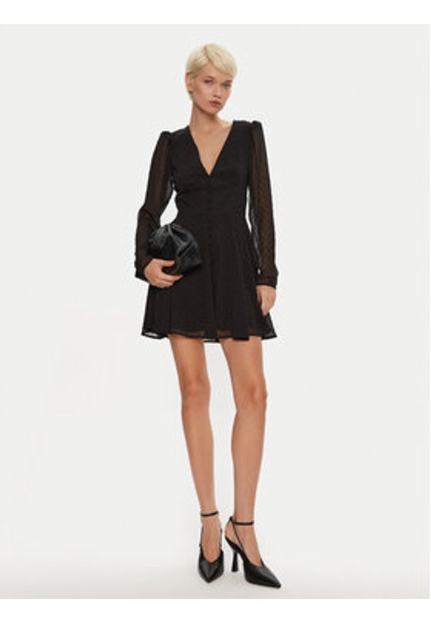 ROTATE Sukienka koktajlowa Thoriana 113102100 Czarny Regular Fit. Kolor: czarny. Materiał: syntetyk. Styl: wizytowy