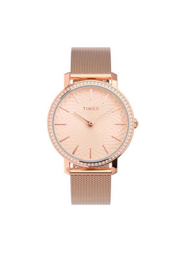 Timex Zegarek City TW2V52500 Różowy. Kolor: różowy