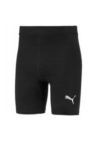Puma - Męskie Spodenki Liga Thermoactive Base Layer Shorts. Kolor: czarny. Sport: turystyka piesza