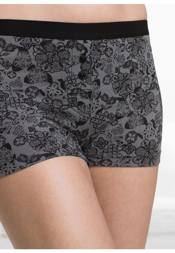 bonprix - Bokserki damskie (4 pary). Kolor: fioletowy