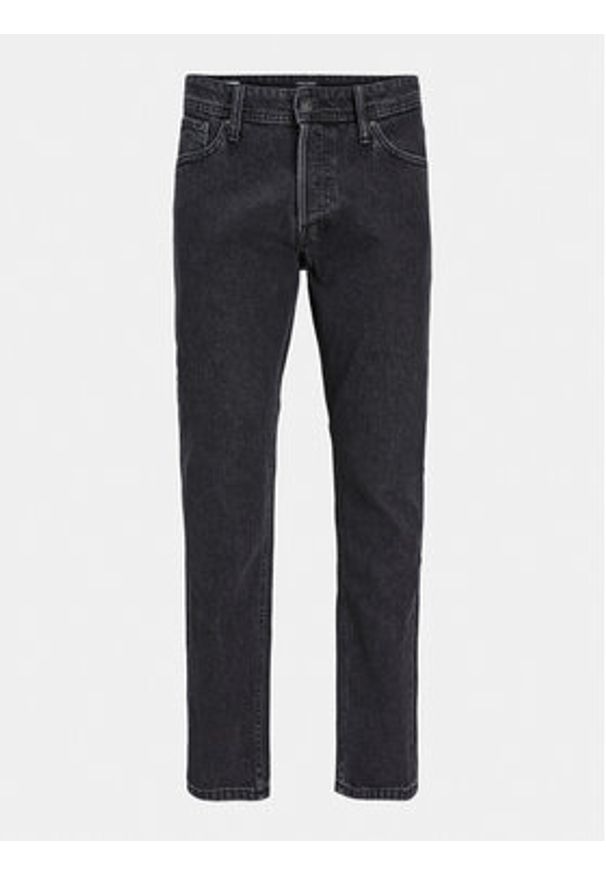 Jack & Jones Jeansy Chris 12250230 Czarny Relaxed Fit. Kolor: czarny