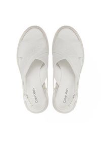 Calvin Klein Espadryle Wedge Sandal 50 He HW0HW01965 Biały. Kolor: biały