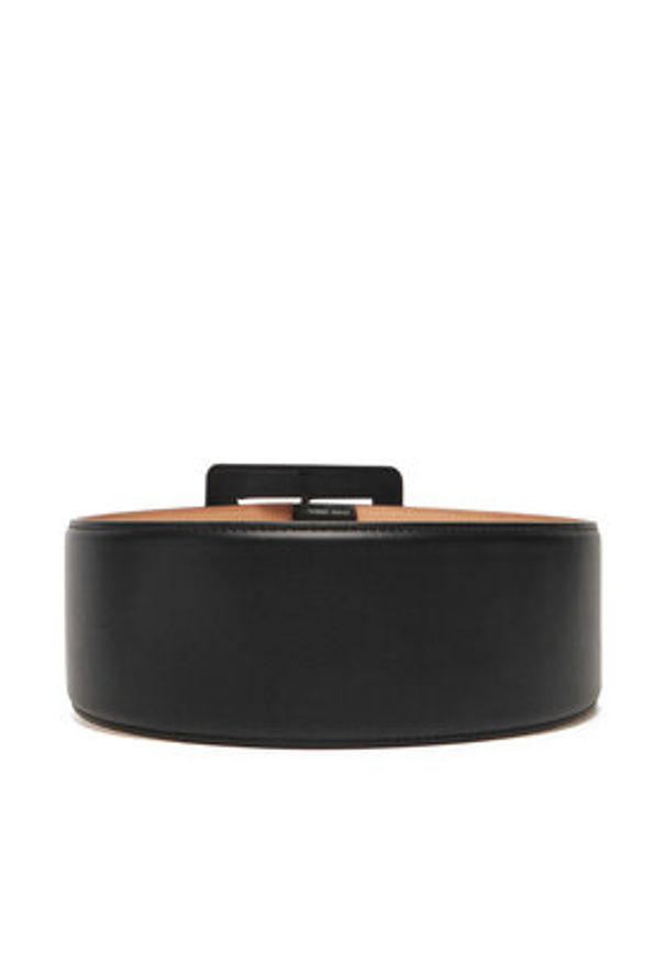 Guess Pasek Damski BW9245 P5370 Czarny. Kolor: czarny. Materiał: skóra