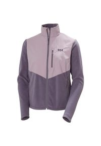 Kurtka turystyczna damska Helly Hansen Daybreaker Block. Kolor: fioletowy. Sport: turystyka piesza