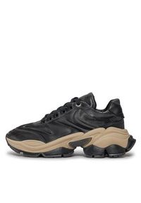 Bronx Sneakersy Platform sneaker 66462B-P Czarny. Kolor: czarny. Materiał: materiał. Obcas: na platformie #2