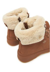 skechers - Skechers Botki Park City 168087/CSNT Brązowy. Kolor: brązowy. Materiał: skóra #4