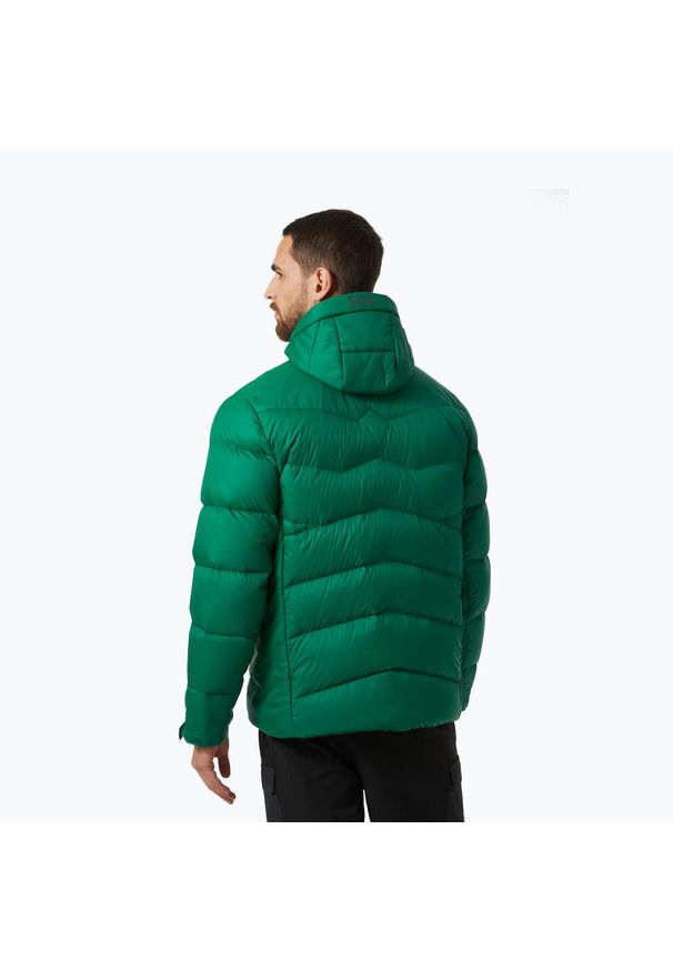 Kurtka puchowa męska Helly Hansen Verglas Icefall Down. Kolor: zielony. Materiał: puch. Sport: turystyka piesza