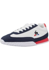 Le Coq Sportif - Kapcie LE COQ SPORTIF VELOCE I GS Biały. Kolor: biały. Materiał: syntetyk, tkanina. Styl: sportowy