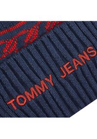 Tommy Jeans Czapka Tjw Femme Beanie AW0AW10710 Granatowy. Kolor: niebieski. Materiał: materiał