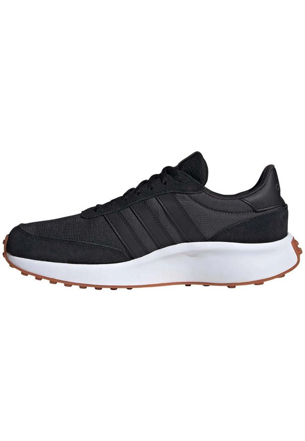 Adidas - Buty do biegania adidas 70s Lifestyler. Kolor: czarny. Materiał: materiał