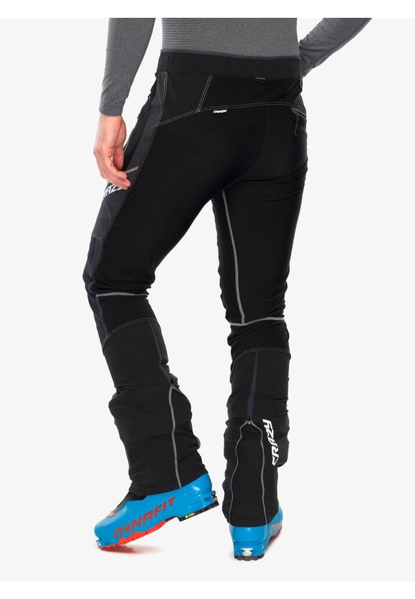 CRAZY - Spodnie softshell Crazy Pant Flame. Kolor: czarny. Materiał: softshell. Sezon: zima. Sport: narciarstwo