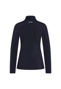HV POLO - Damska techniczna koszulka jeździecka HV Polo Lumi. Typ kołnierza: polo. Kolor: czarny. Długość rękawa: długi rękaw