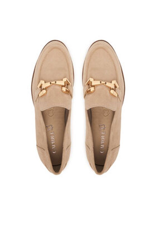 Caprice Loafersy 9-24202-46 Beżowy. Kolor: beżowy. Materiał: skóra, zamsz