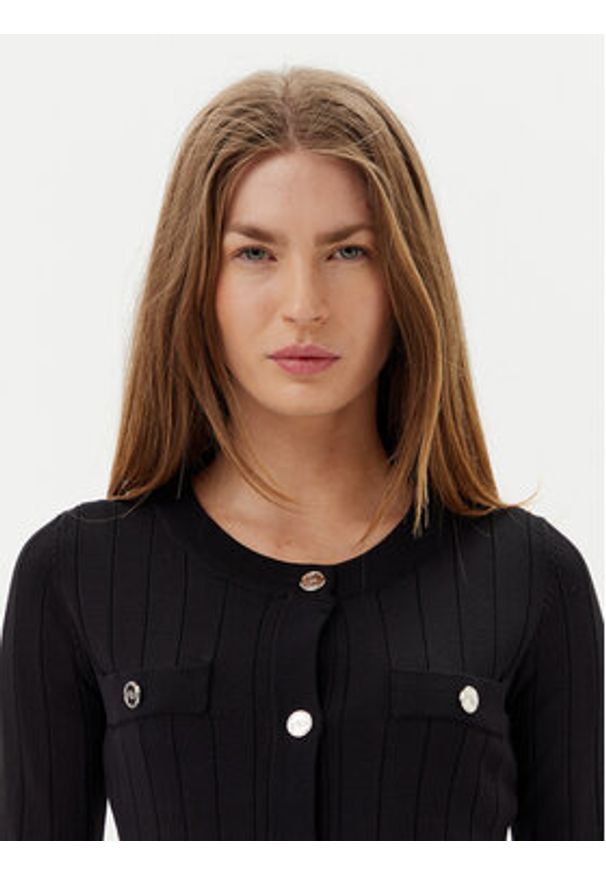 Artigli - ARTIGLI Kardigan ACMA001877 Czarny Regular Fit. Kolor: czarny. Materiał: wiskoza