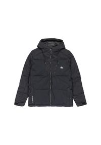 Quiksilver - Kurtka ocieplająca dla Mężczyzn SCALY Czarny. Okazja: na co dzień. Kolor: brązowy, zielony, wielokolorowy. Materiał: tkanina, nylon. Styl: casual