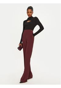 Artigli Sweter ACMA000070 Czarny Slim Fit. Kolor: czarny. Materiał: wiskoza