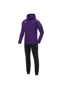 Dres Jako Polyester. Kolor: fioletowy. Materiał: dresówka. Sport: piłka nożna #1